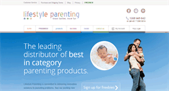 Desktop Screenshot of lifestyleparenting.com